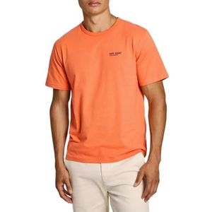 Pepe Jeans Heren Sam Tee, T-shirt, Oranje, XL, Oranje (Donker Oranje), XL