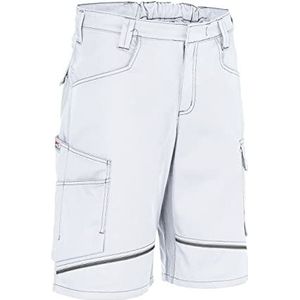Paul H. Kübler Kledingwerk Heren Bermuda Shorts, Wit Antraciet, 42 EU
