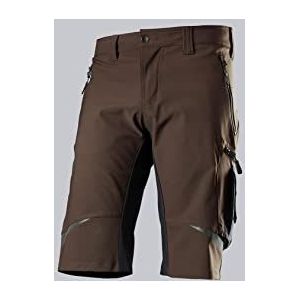 BP 1863 620 Superstretch broek 92% polyamide, 8% elastaan bruin/zwart, maat 64n