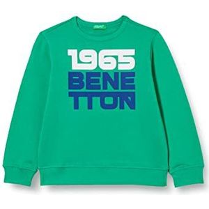 United Colors of Benetton Jongens-sweatshirt met lange mouwen en ronde hals, benetton 108 groen, 170 cm