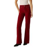 Pepe Jeans - WILLA - Corduroy Broek - Rood - Hoge Taille Flare