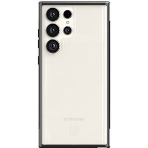 Incipio Organicore Clear Series hoesje voor Samsung Galaxy S23 Ultra, 100% gecertificeerd composteerbaar met 4,3 m valbescherming - houtskool/helder (SA-2052-CHLC)