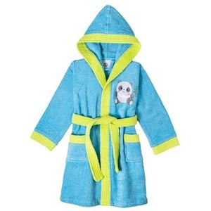 Kinderbadjas Panda Turquoise T.2-4