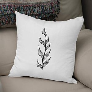 BonaMaison Decoratieve Kussensloop, Kussenhoezen Bank, Decoratieve Kussenhoesjes, Kussensloop; Sofa, Slaapkamer, Kantoor, Auto 43x43 Cm - Ontworpen en vervaardigd in Turkije