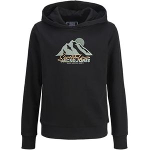 Jack & Jones - Jjsun - Sweatshirt - Zwart - Met Capuchon