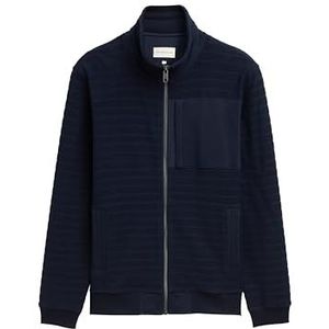 TOM TAILOR Sweatjack voor heren, 10668 - Sky Captain Blue, XXL