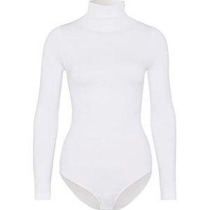 FALKE Dames Shapewear bodysuit Rich Cotton W BO Zachte Stof Lichaam met lange mouwen 1 Stuk, Wit (White 2209), L 44-46