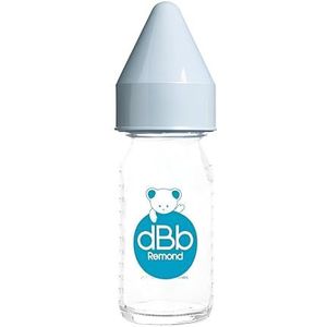 dBb Remond Sap Rubber Speen Fles in Doos, 4 oz, Sky Blue