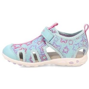 Geox J Whinberry G sandaal voor meisjes, Aqua Lila, 9 UK Child