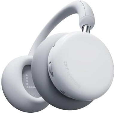 CMF Headphone Pro - Draadloze Over-Ear Bluetooth Koptelefoon – Tot 100u Batterij, Hi-Res met LDAC, Ruimtelijk Geluid, met Actieve Ruisonderdrukking – Lichtgrijs