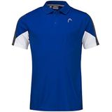 Head Club 22 Tech poloshirt voor heren, blouses en T-shirt, blauw, M