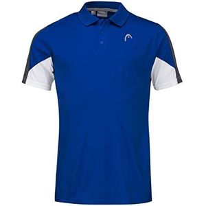 Head Club 22 Tech poloshirt voor heren, blouses en T-shirt, blauw, S
