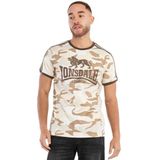 Lonsdale CREGNEASH T-shirt voor heren, normale pasvorm, Camo Desert, S, 117521
