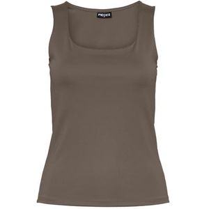 PIECES Pcneja Sl Reversible Top Noos Bc Tanktop voor dames, Morel, L