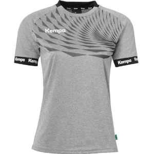 Kempa Wave 26 Shirt WOMEN Dames Sportshirt Korte Mouw T-shirt Functioneel Shirt Handbal Gym Fitness Jersey - elastisch en ademend - getailleerd