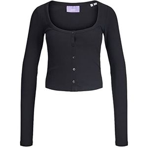 JACK & JONES Dames Jxfunny STR Ls Rib Cardigan JSR gebreide jas