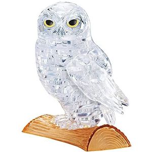 Crystal Puzzel | 3D uil | transparant design | 42 delen | bouwpakket voor kinderen en volwassenen HCM Kinzel