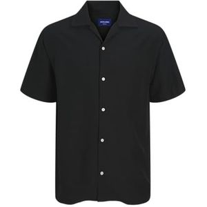 Jorcabana Varenna Slub Shirt Ss, zwart, M