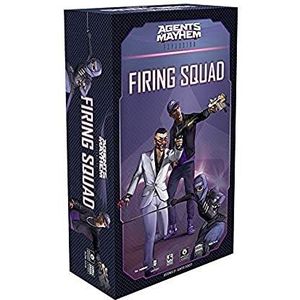 Academy Games - Agents of Mayhem Pride of Babylon: Firing Squad Expansion - Story-Driven 3D Tactical Board Game - Base Game Required - For 2 to 4 Players - From 13+ Years - English