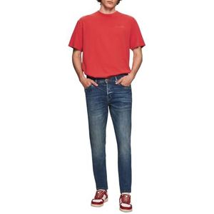 LTB Jeans Servando 600 - Tapered Mid Rise Basic-5-pocket medium wash blauw van katoenmix - maat W28L34, blauw, 28W / 34L