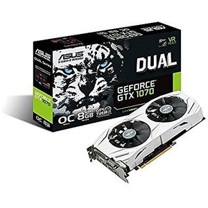 ASUS DUAL-GTX1070-O8G videokaart NVIDIA GeForce GTX 1070 8 GB GDDR5