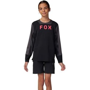 FIETS JERSEY FOX JUNIOR DEFEND TAUNT ZWART YXL