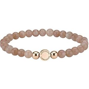 Liebeskind Berlin Beads-armband, 17cm, Roestvrij staal, Opaal