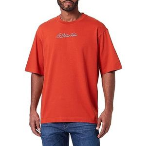 G-STAR RAW Heren Autograaf Boxy R T T-shirts, Oranje (Rooibos Tea D23725-c784-g052), XL