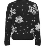 Onlxmas - Gebreide Pullover - O-hals - Lange Mouwen - Regular Fit