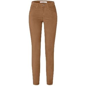 BRAX Ana-Five-Pocket-broek voor dames in fijne corduroy kwaliteit corduroy broek, camel, 32W x 32L