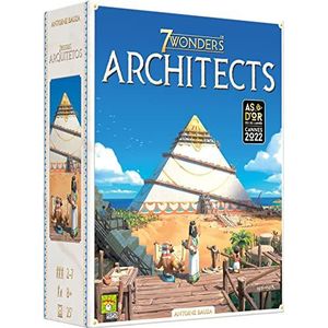 7 Wonders: Architects – Unbox Now – gezelschapsspel voor kinderen vanaf 8 jaar – gouden aas 2022 – voor 2 tot 7 spelers – bouw je vereenvoudigde oude stad – 25 minuten – Franse versie