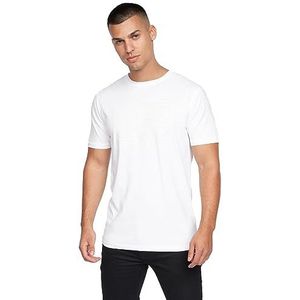Crosshatch Heren LAMMERT T-shirt, wit, X-Large, Kleur: wit, XL