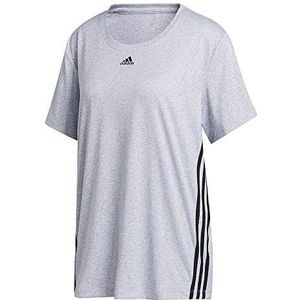 adidas Dames T-shirt met 3 strepen voor dames