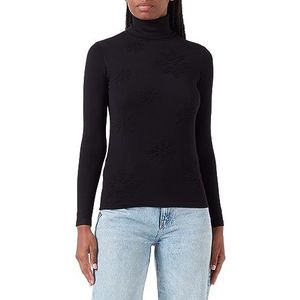 Sidona Gebreide trui met rolkraag voor dames, 10430489, zwart, XS/S, zwart, XS/S