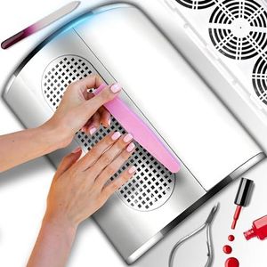 Nail Dust Extractor - Stofafzuiger - Hoogwaardig Eco-leer - Halfrond Design