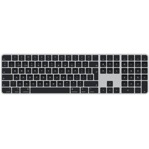 Apple Magic Keyboard met Touch ID en numeriek toetsenblok: Bluetooth, oplaadbaar. Werkt met andere Mac-computers met Apple silicon; Russisch, Zwarte toetsen