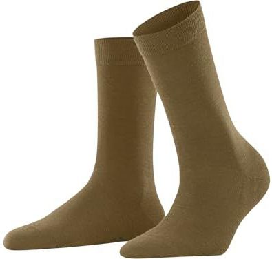 FALKE - Softmerino W - Dames Sokken - Geel Old Brass - 1 Paar