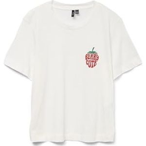 VERO MODA - VMBERTA METTE SS TOP BOX JRS - Dames - T-shirt - Zwart - Katoen