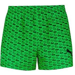 PUMA Swim Men Logo Print Short Shorts 1P, groen, L