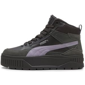 PUMA Karmen Ii Idol Mid WTR Sneaker voor dames, Plat Donkergrijs Pale Plum PUMA Zilver, 42 EU