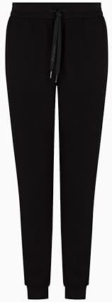 A|X Armani Exchangevoor vrouwen. XW000837AF13397UC001 Joggers Scuba broek zwart (L), Casual, Sportief, Viscose