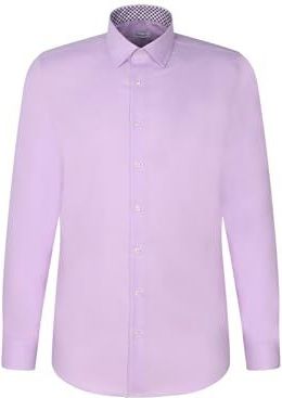 Seidensticker Zakelijk overhemd voor heren, regular fit, strijkvrij, Kent-kraag, lange mouwen, 100% katoen, lila, 38