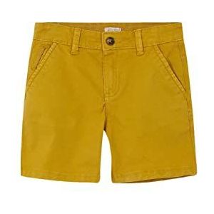 Gocco Chino shorts bermuda voor kinderen, Mosterd, 3-4 Jaren