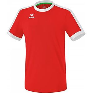 Erima uniseks-volwassene Retro Star shirt (3132120), rood/wit, L