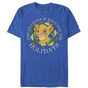 Disney The Lion King - Roar Grandpa Unisex Crew neck T-Shirt Bright blue S