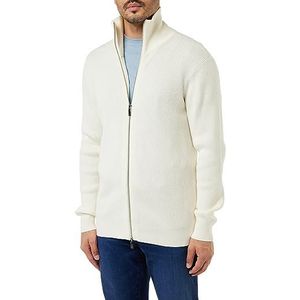 Armani Exchange Bright Up E6A Heren Lange Mouwen, Turtle Nek, Casual FitCardigan SweaterWhiteSmall, Weiß, S