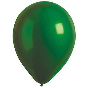 Amscan 9906965-50 latex ballonnen Decorator Satin Luxe smaragdgroen, diameter 27,5 cm, luchtballon, decoratie, bruiloft, verjaardag