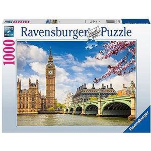 Ravensburger Puzzel 88777 - Big Ben Londen - 1000 stukjes puzzel voor volwassenen en kinderen vanaf 14 jaar, stad puzzel met Londen motief
