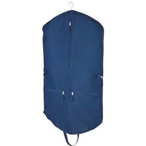 Kledingzak, reistas voor kleding met 2 vakken, polyester, 62 x 112 cm, blauw