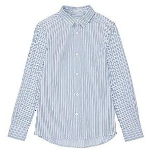 TOM TAILOR Overhemd voor jongens met strepen en borstzak, 33808-middle Blue Stripe, 116/122 cm